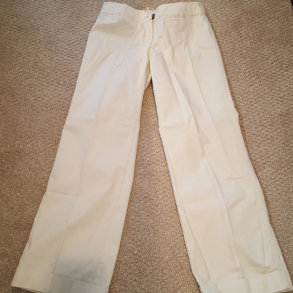Like new cream color trousers